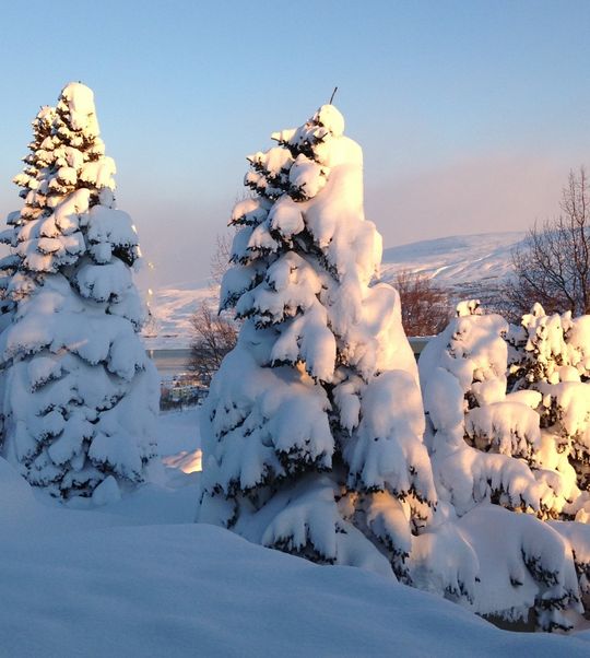 Á Akureyri snjóaði mikið síðustu tvo dagana og mældist snjódýpt 75 cm þ. 30. sem er mesta snjódýpt sem mælst hefur þar í nóvembermánuði.