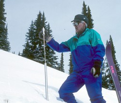 Oddur Pétursson á námskeiði í Kanada 1991