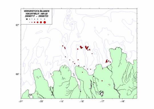 Jarðskjálfti norður af Grímsey 23. júlí 2006