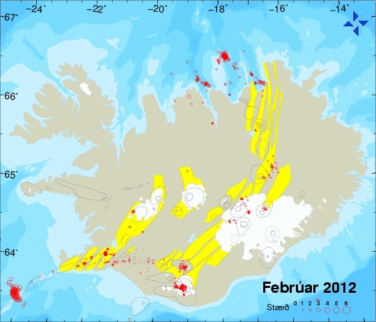 Jarðskjálftar á Íslandi í febrúar 2012