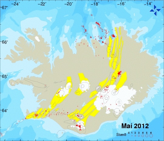 Jarðskjálftar í maí 2012