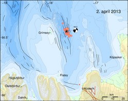 Jarðskjálfti austur af Grímsey