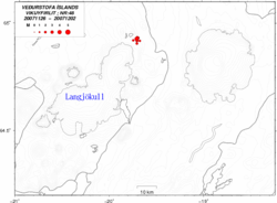 Jarðskjálftar norðan Langjökuls