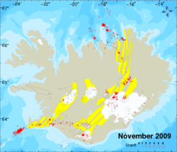 Jarðskjálftar á Íslandi í nóvember 2009