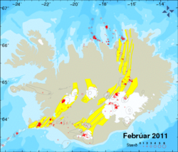 Jarðskjálftar á Íslandi í  febrúar 2011