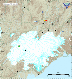 Skjálfti undir Lokahrygg