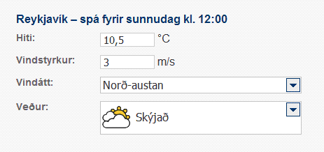 Veðurspáleikur