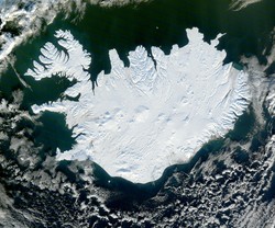 Ísland - loftmynd