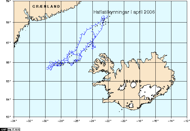 Haf- og borgarístilkynningar í apríl 2006