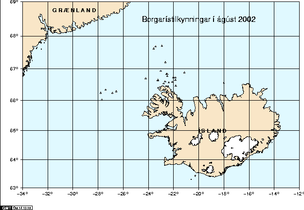 Hafís í ágúst 2002