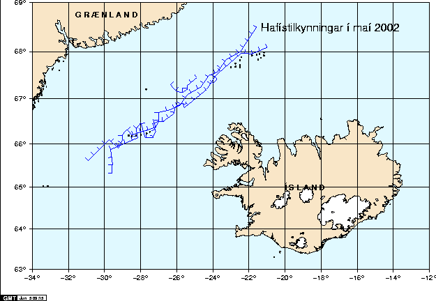 Hafís í maí 2002