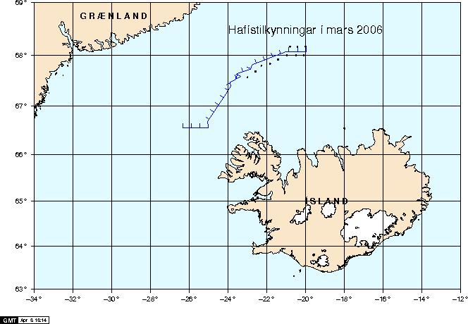 Haf- og borgarístilkynningar í mas 2006