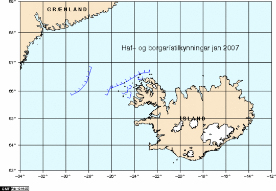 Haf- og borgarístilkynningar í janúar 2007