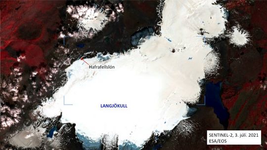 SENTINEL-2-tunglmynd-af-Langjokli-2021