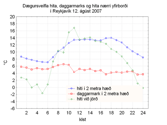 dægursv. hita í Rvk 12.ágúst 2007