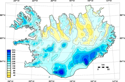 Meðalúrkoma desember